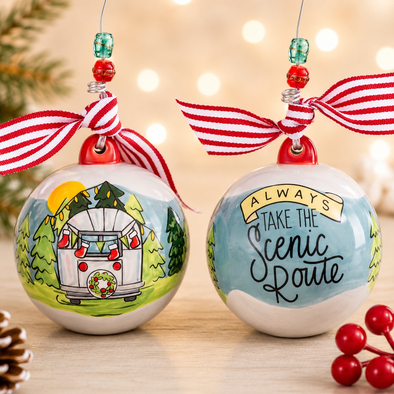 The Scenic Route Ornament